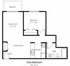 1 Bedroom Floor Plan